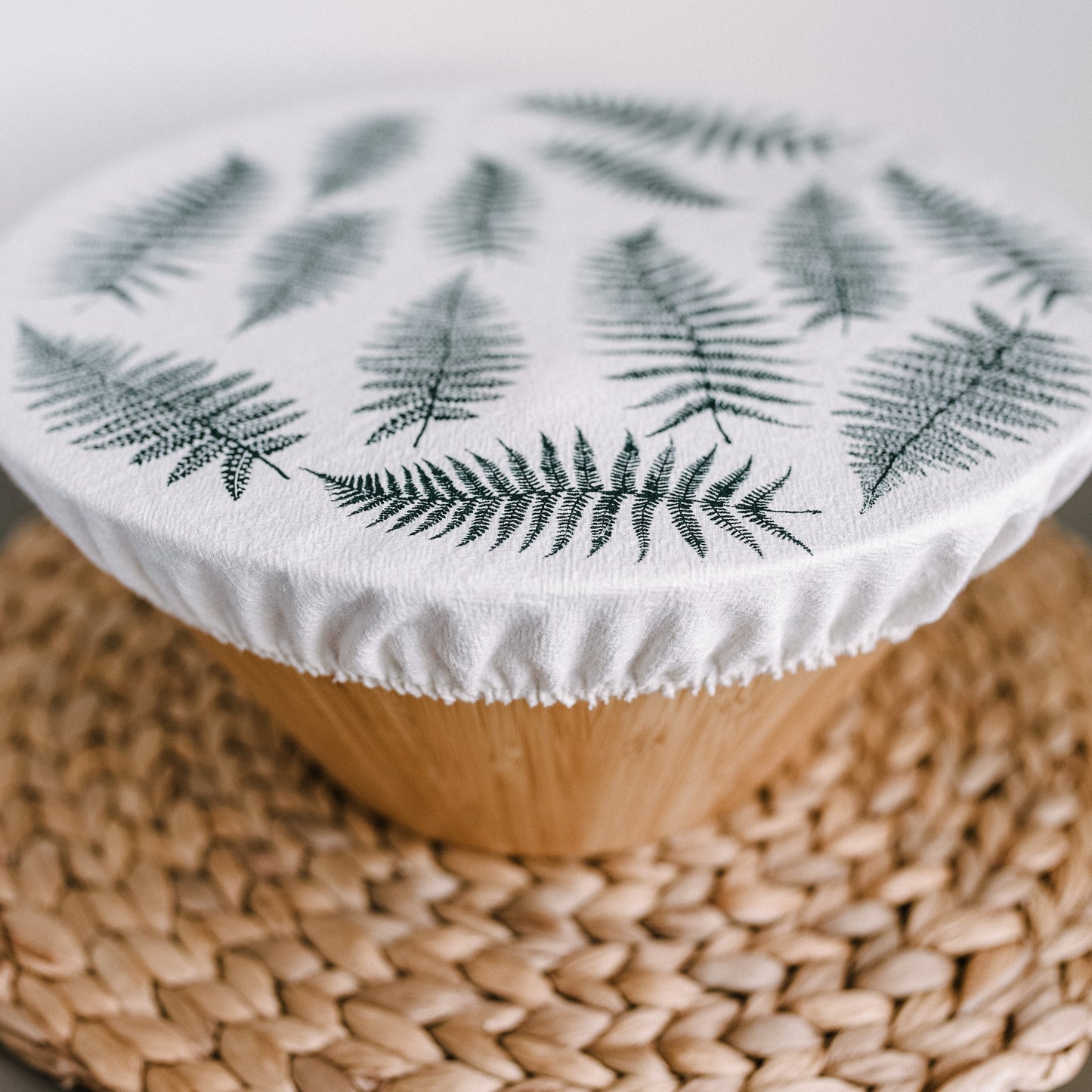 Reusable Fabric Bowl Cover: XL 12"