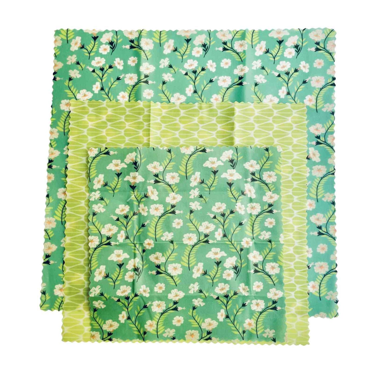 Beeswax Wraps Multipack (Set of 3) - Petunias