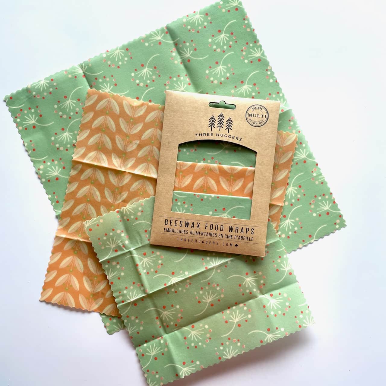 Beeswax Wraps Multipack (Set of 3) - Fireworks