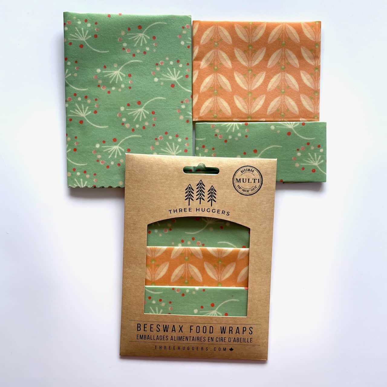Beeswax Wraps Multipack (Set of 3) - Fireworks