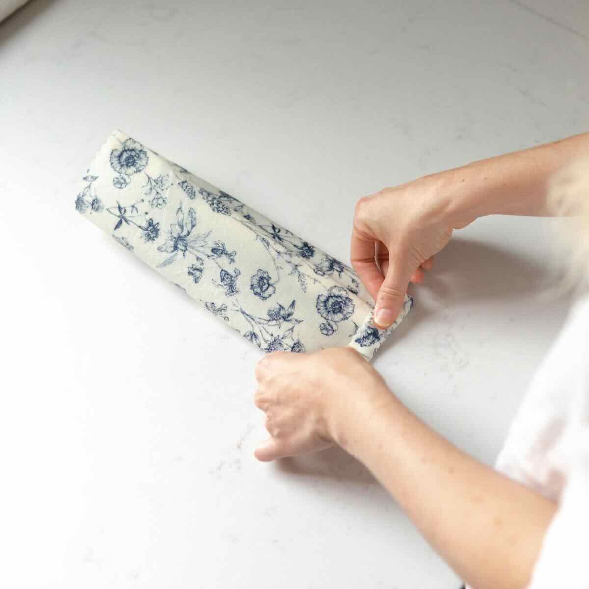 Beeswax Food Wraps: Vintage Botany Single Medium
