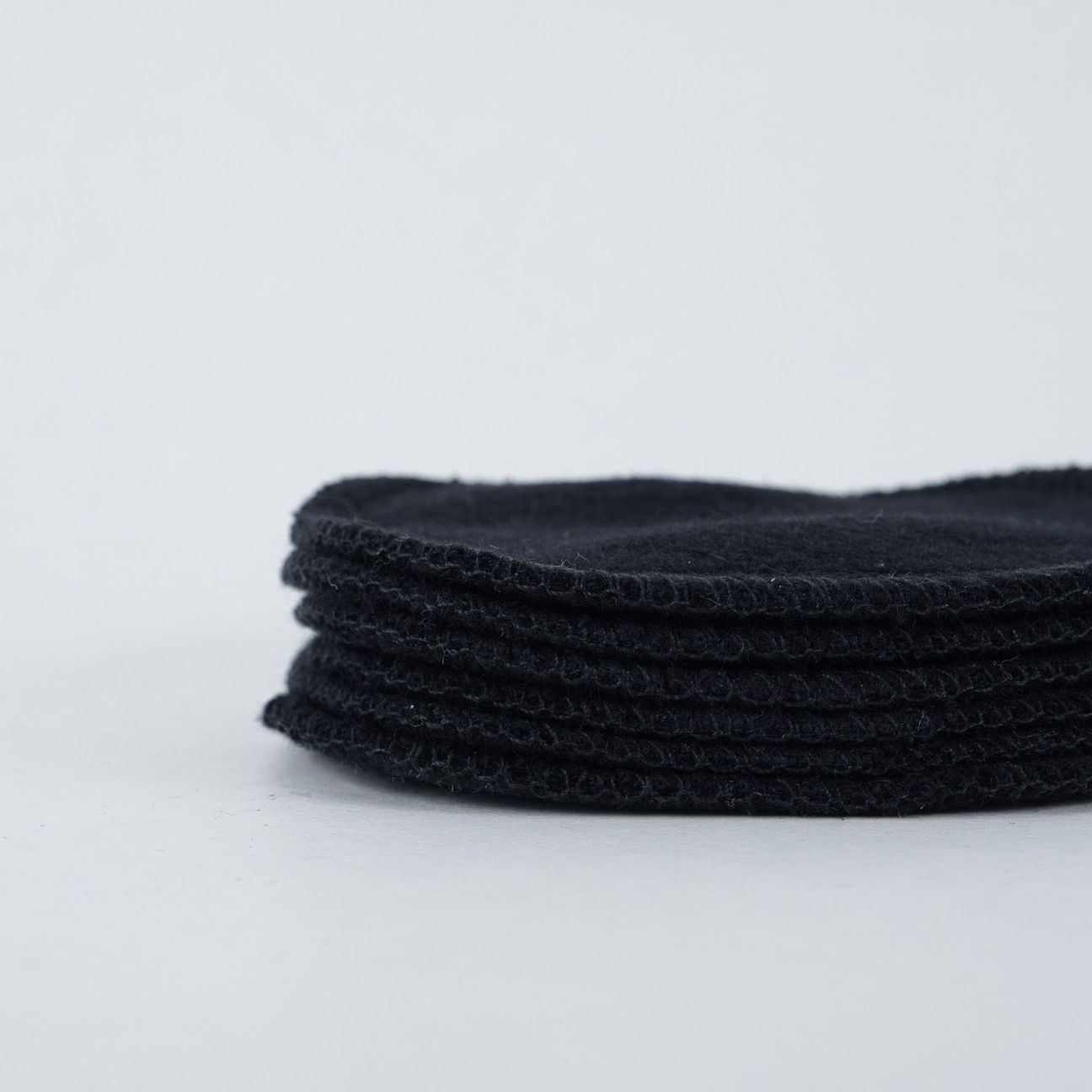 Reusable Black Hemp Facial Rounds (Set of 6)