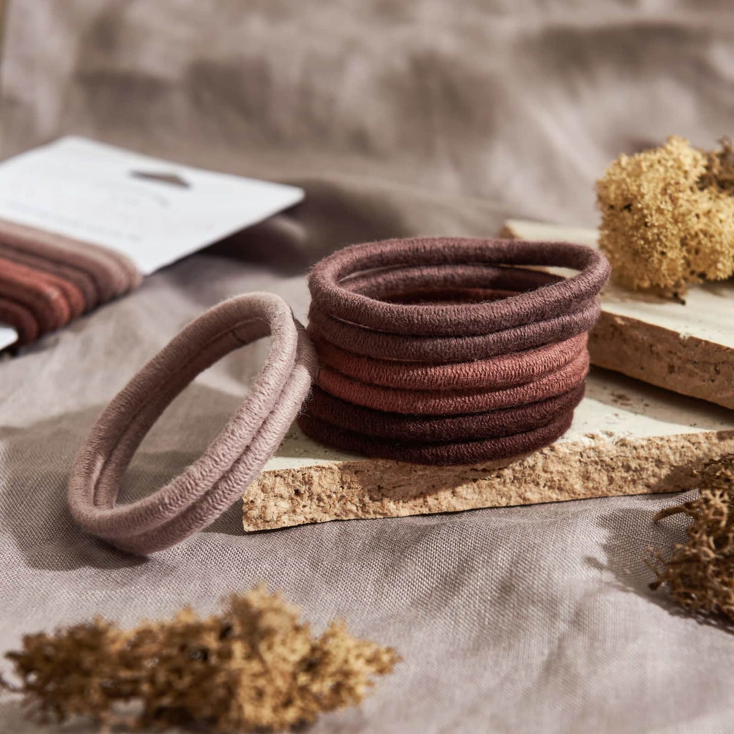 Plastic Free Round Mondo Hair Ties (Set of 8)