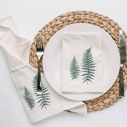 Organic Cotton Cloth Napkins - Set of 2