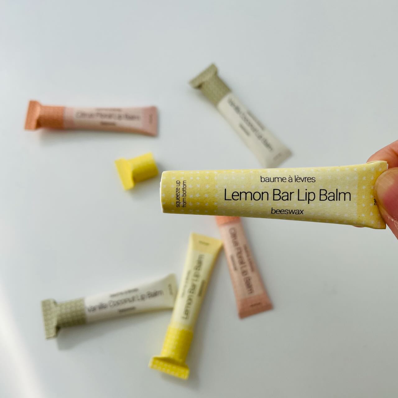 All Natural Beeswax Lip Balms