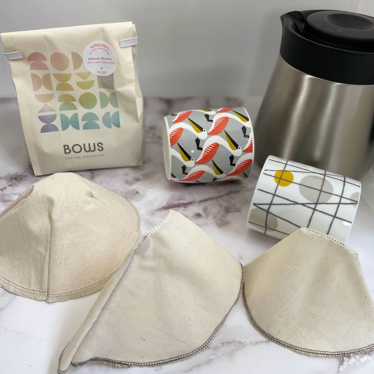 Reusable Muslin Coffee Filter Cone #4