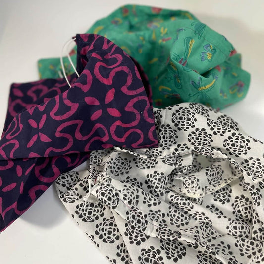 Salvaged Fabric Reusable Produce Bag - Large