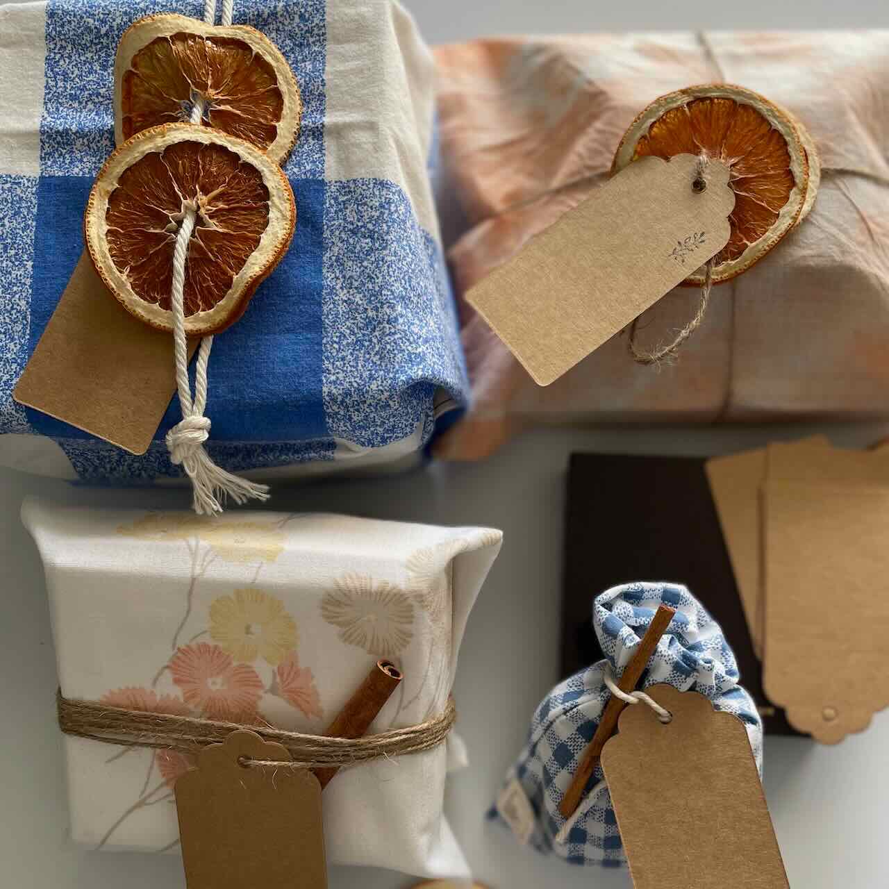 Upcycled Fabric Reusable Produce Bag - Wildflower