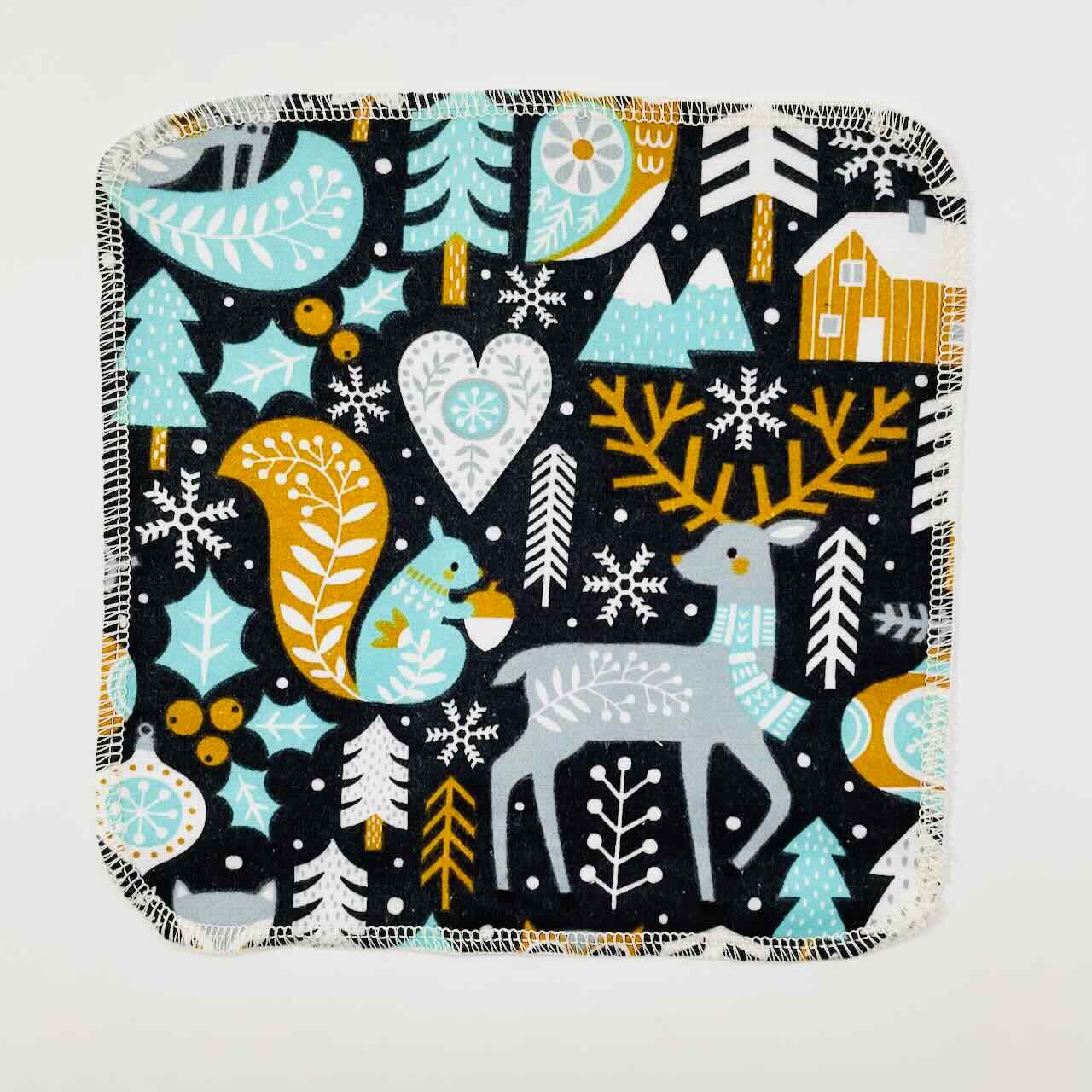 Reusable cloth wipes (set of 10)