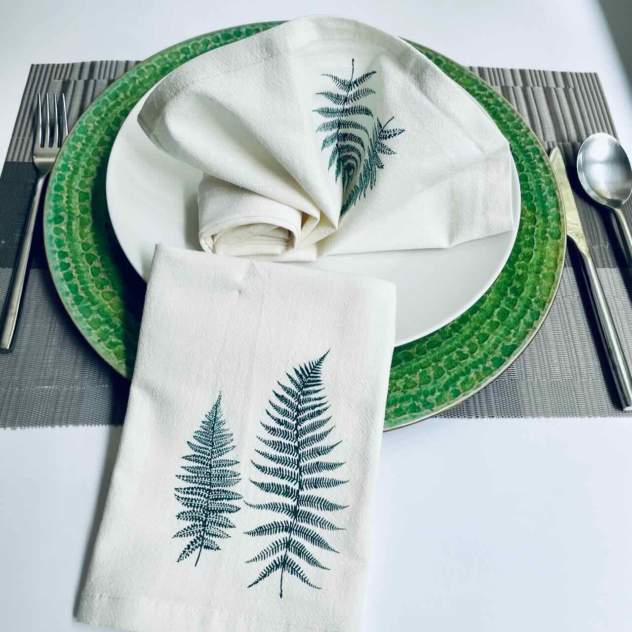 Organic Cotton Cloth Napkins - Set of 2