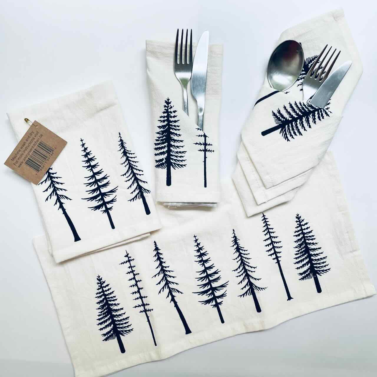 Organic Cotton Cloth Napkins - Set of 2