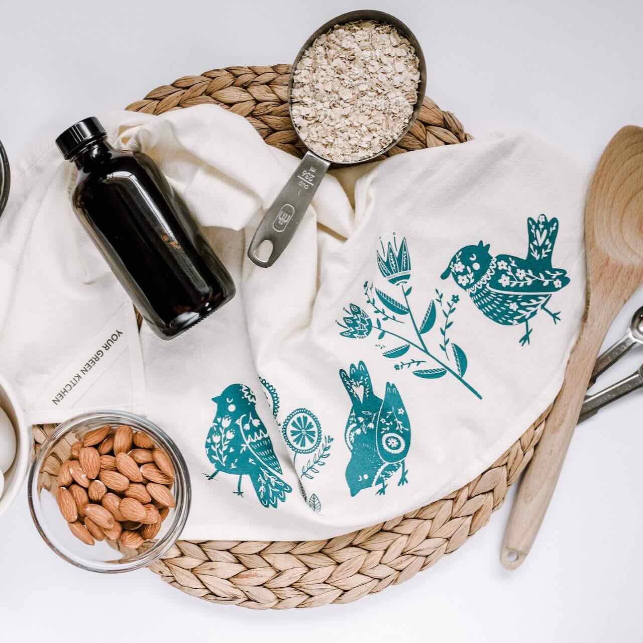 Cotton Tea Towel: Bird