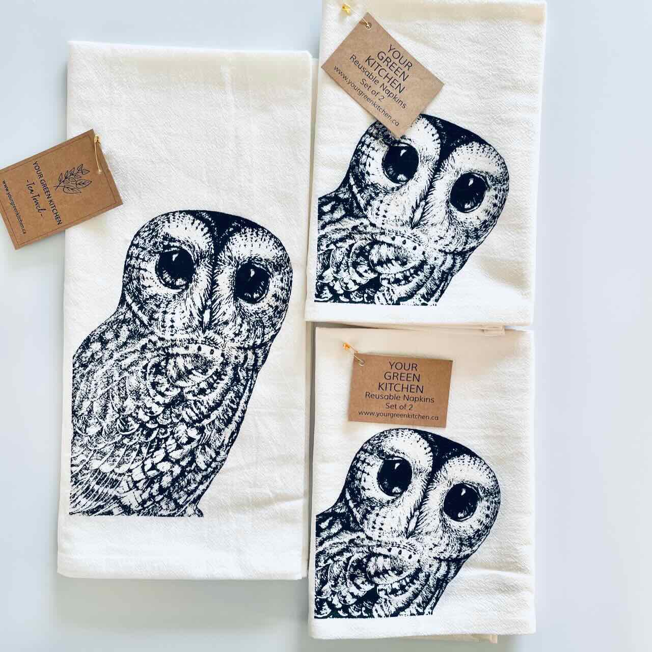 Organic Cotton Cloth Napkins - Set of 2