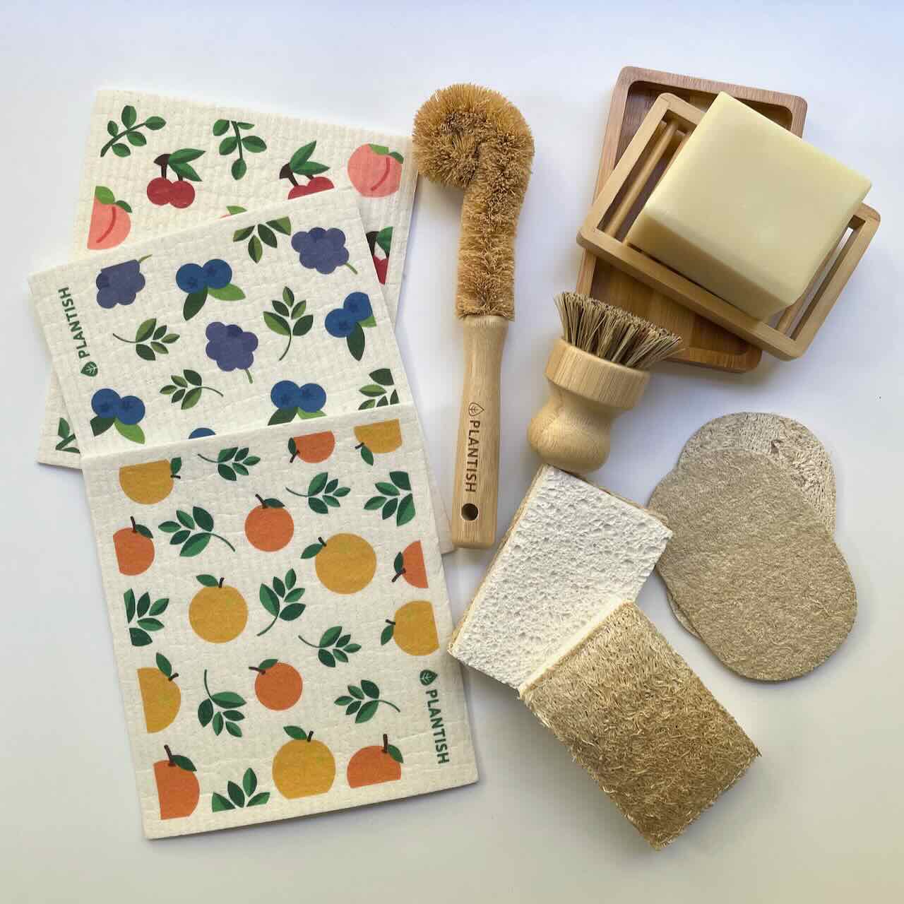 Zero Waste Kitchen Cleaning Bundle Set