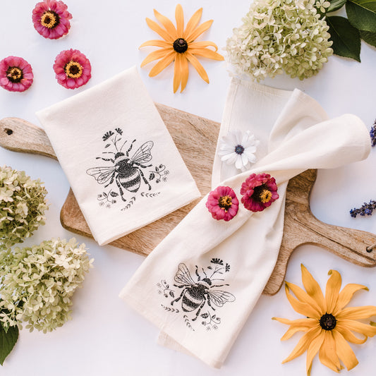 Organic Cotton Cloth Napkins - Set of 2