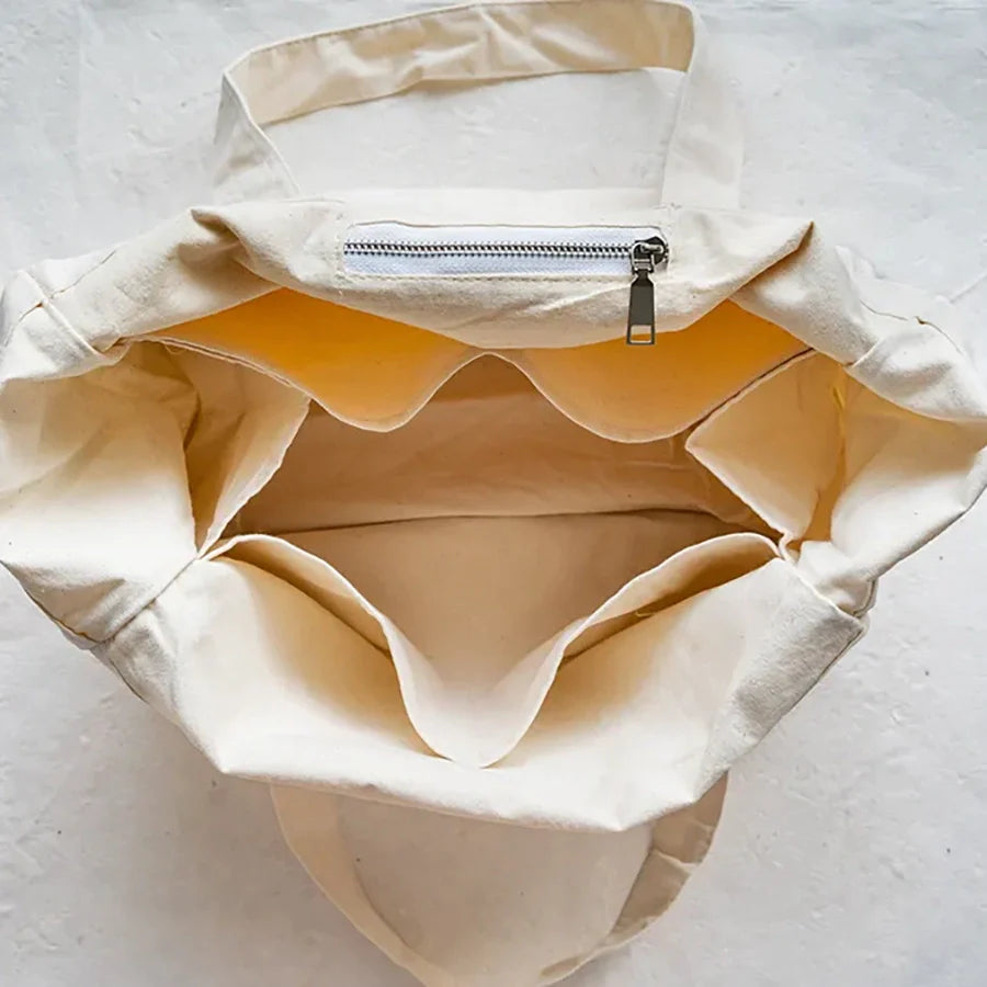 Reusable Multi-pocket Tote Bag (100% cotton)