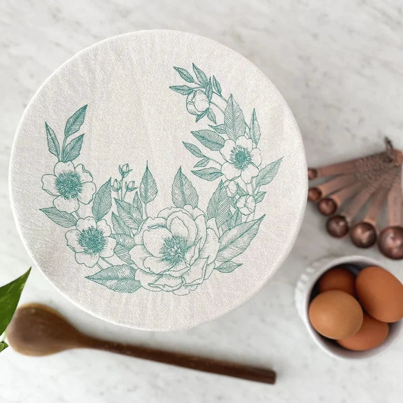 Reusable Fabric Bowl Covers: Large 10"