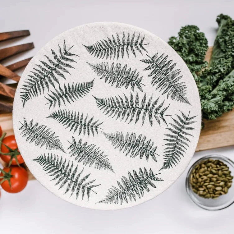 Reusable Fabric Bowl Cover: XL 12"
