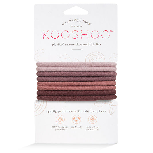 Plastic Free Round Mondo Hair Ties (Set of 8)
