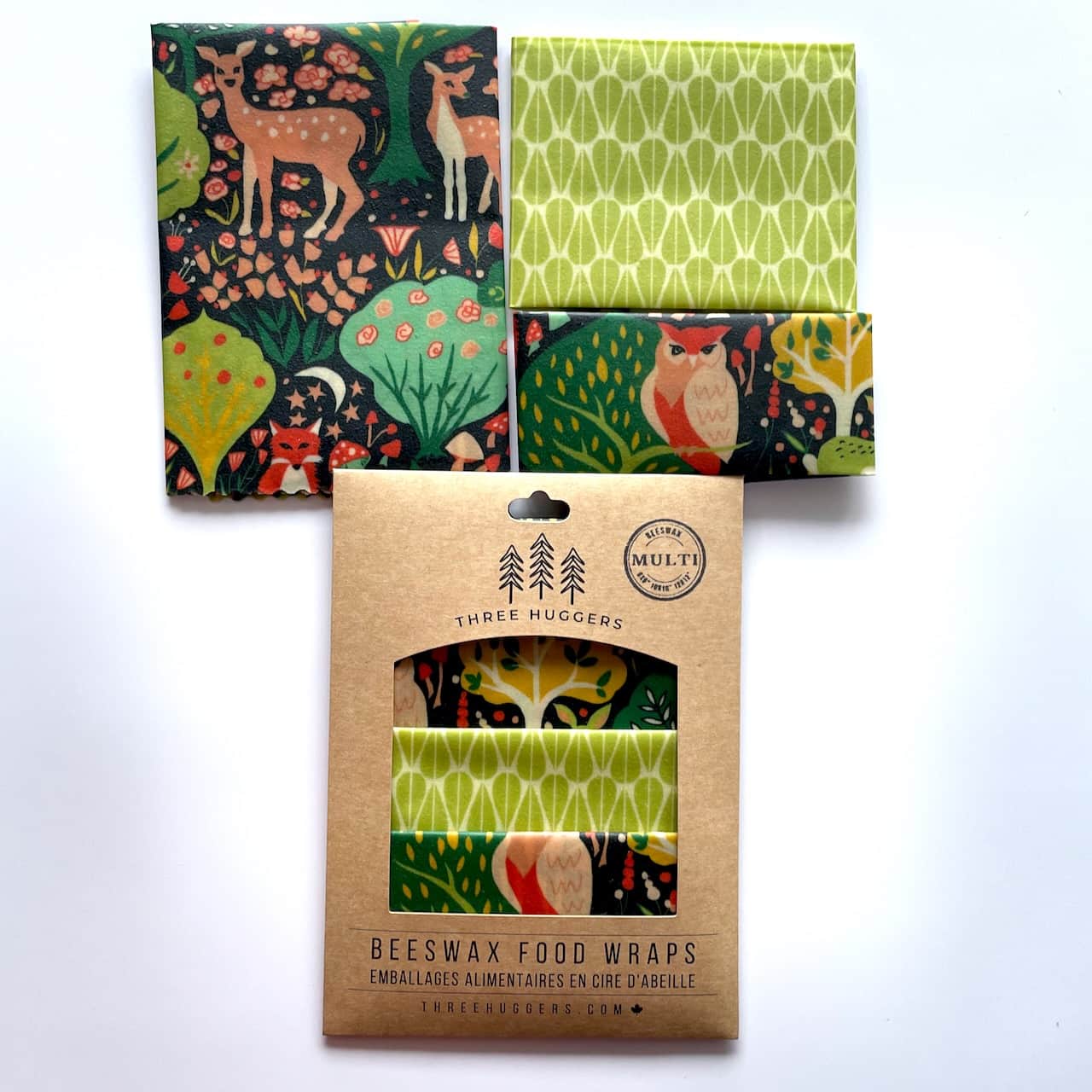 Beeswax Wraps Multipack (Set of 3) - Summer Time