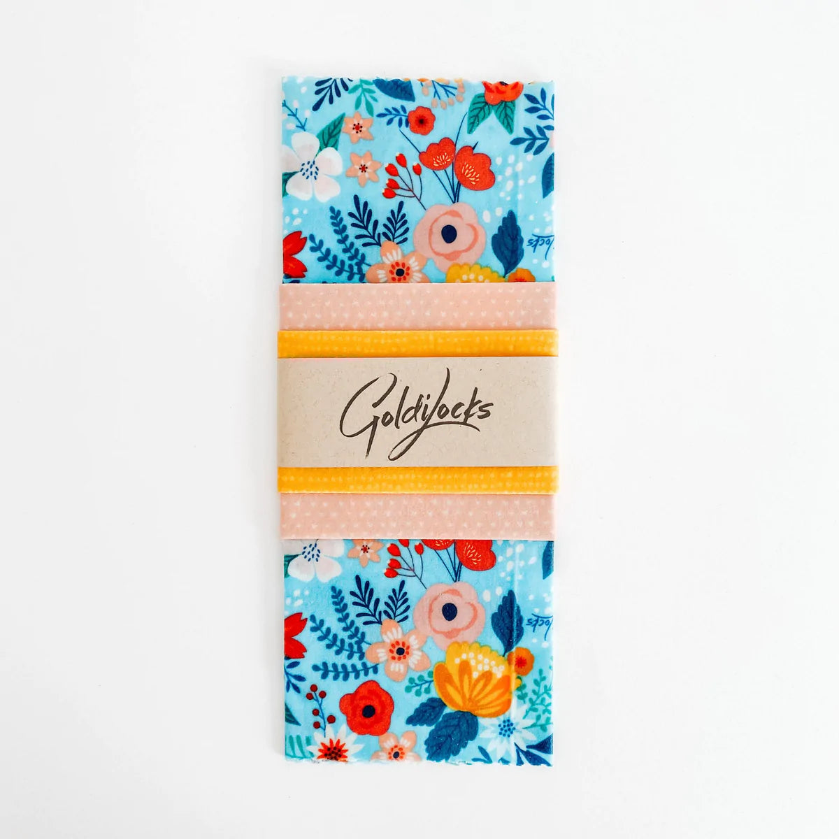 Beeswax Food Wraps: Spring Floral Set of 3