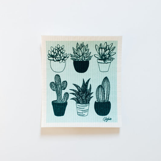 Swedish Dishcloths: Cacti