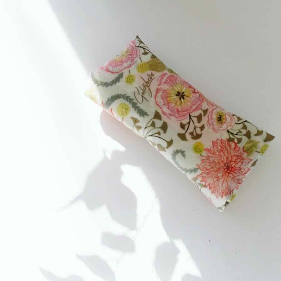 Beeswax Food Wraps: Pink Floral Set of 3