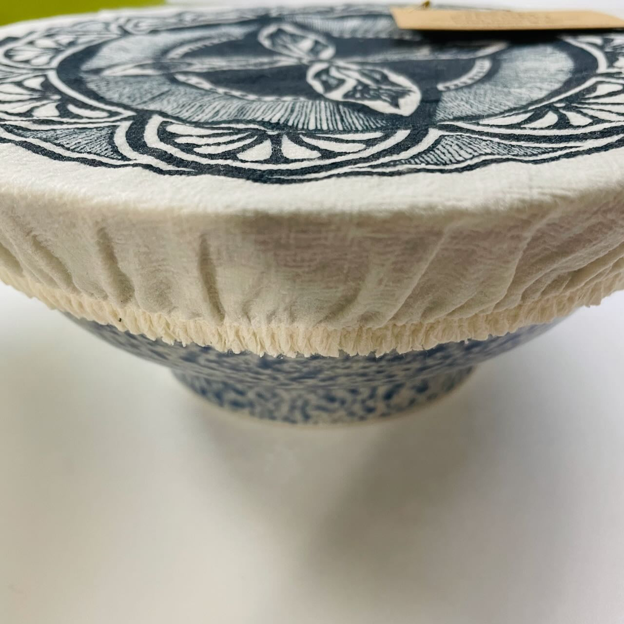 Waxed Reusable Fabric Bowl Covers: Medium 8.5"