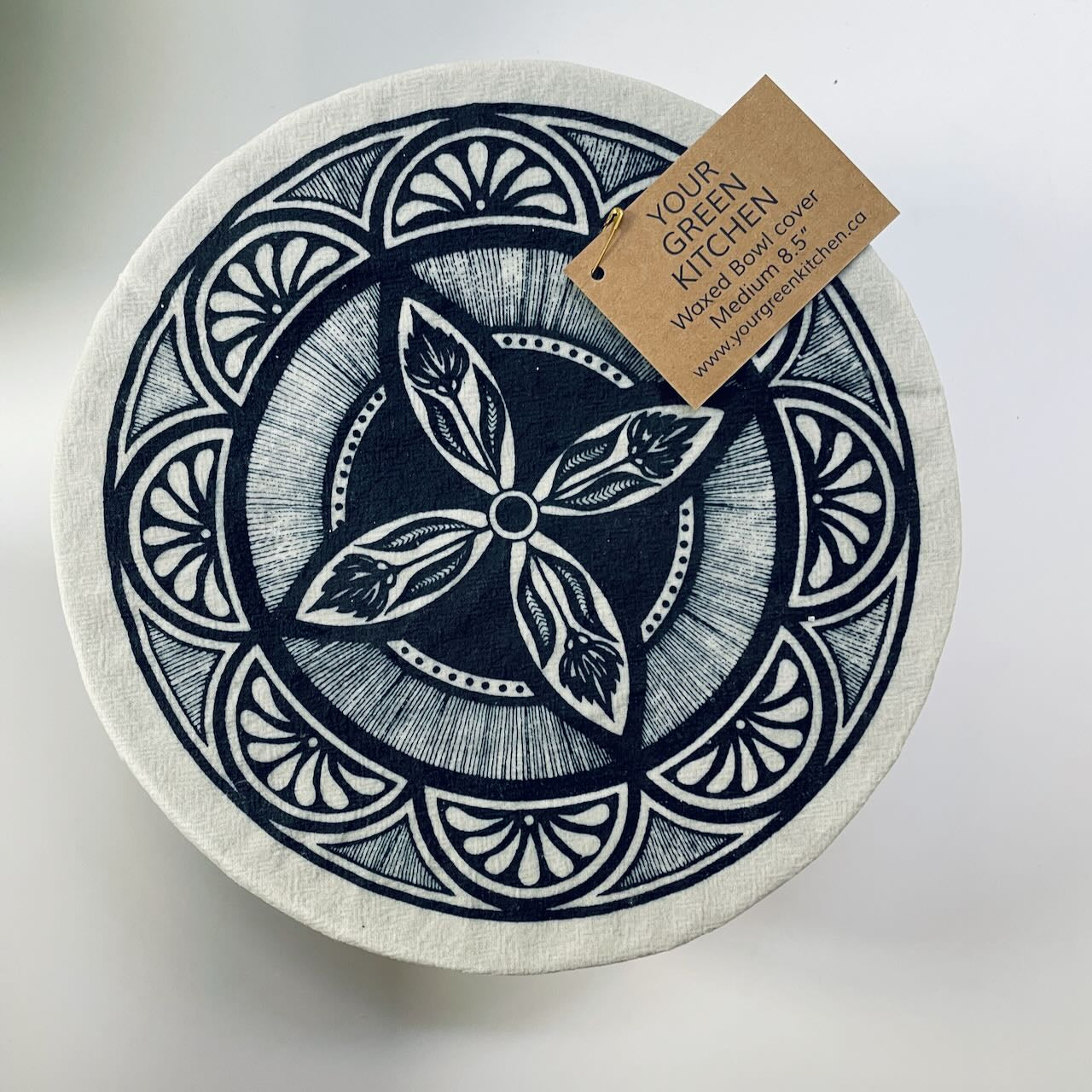 Waxed Reusable Fabric Bowl Covers: Medium 8.5"