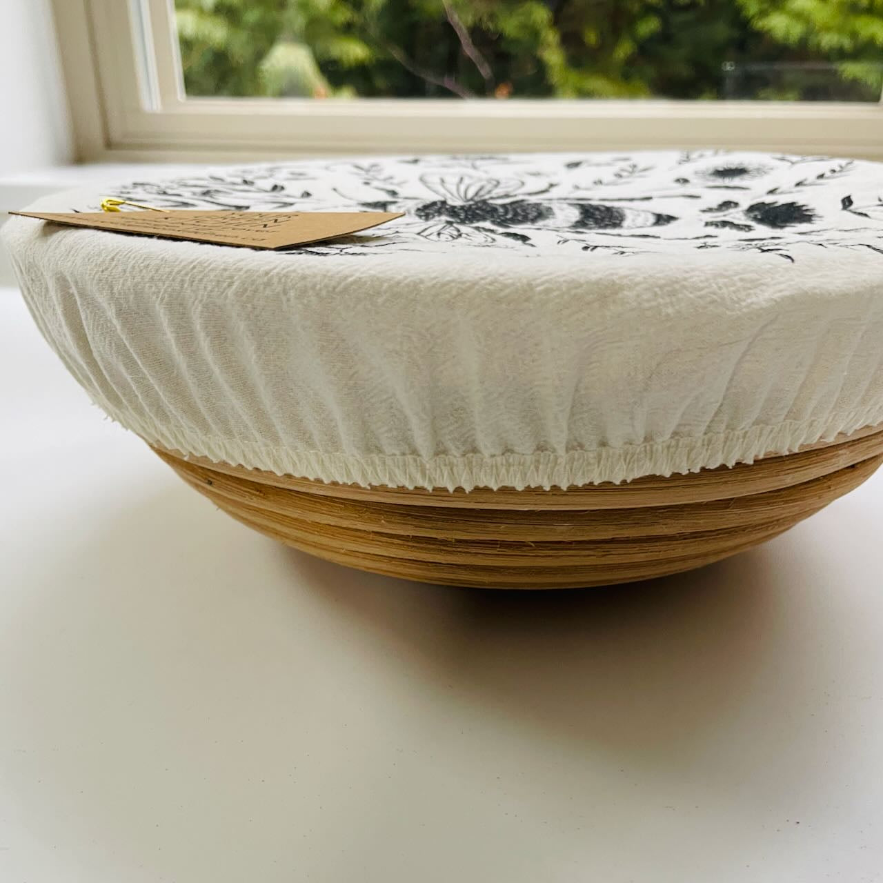 Reusable Fabric Bowl Covers: Large 10"