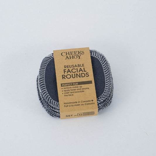 Reusable Cotton Facial Rounds (Set of 12)