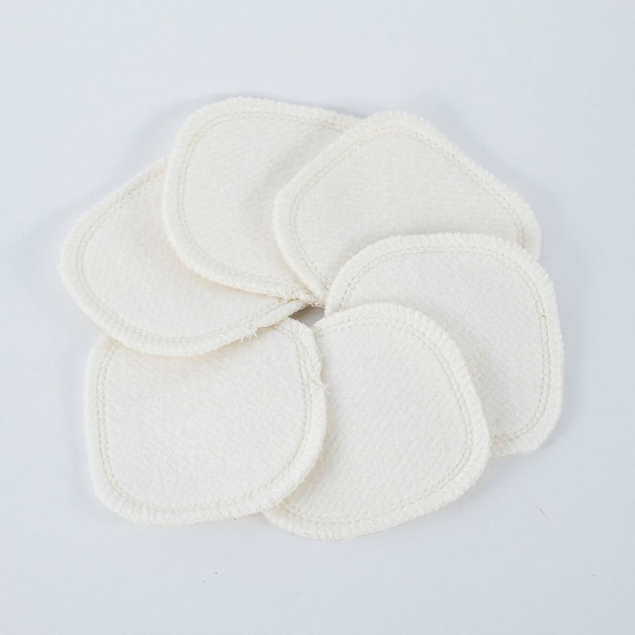 Reusable Hemp + Bamboo Facial Rounds (Set of 6)