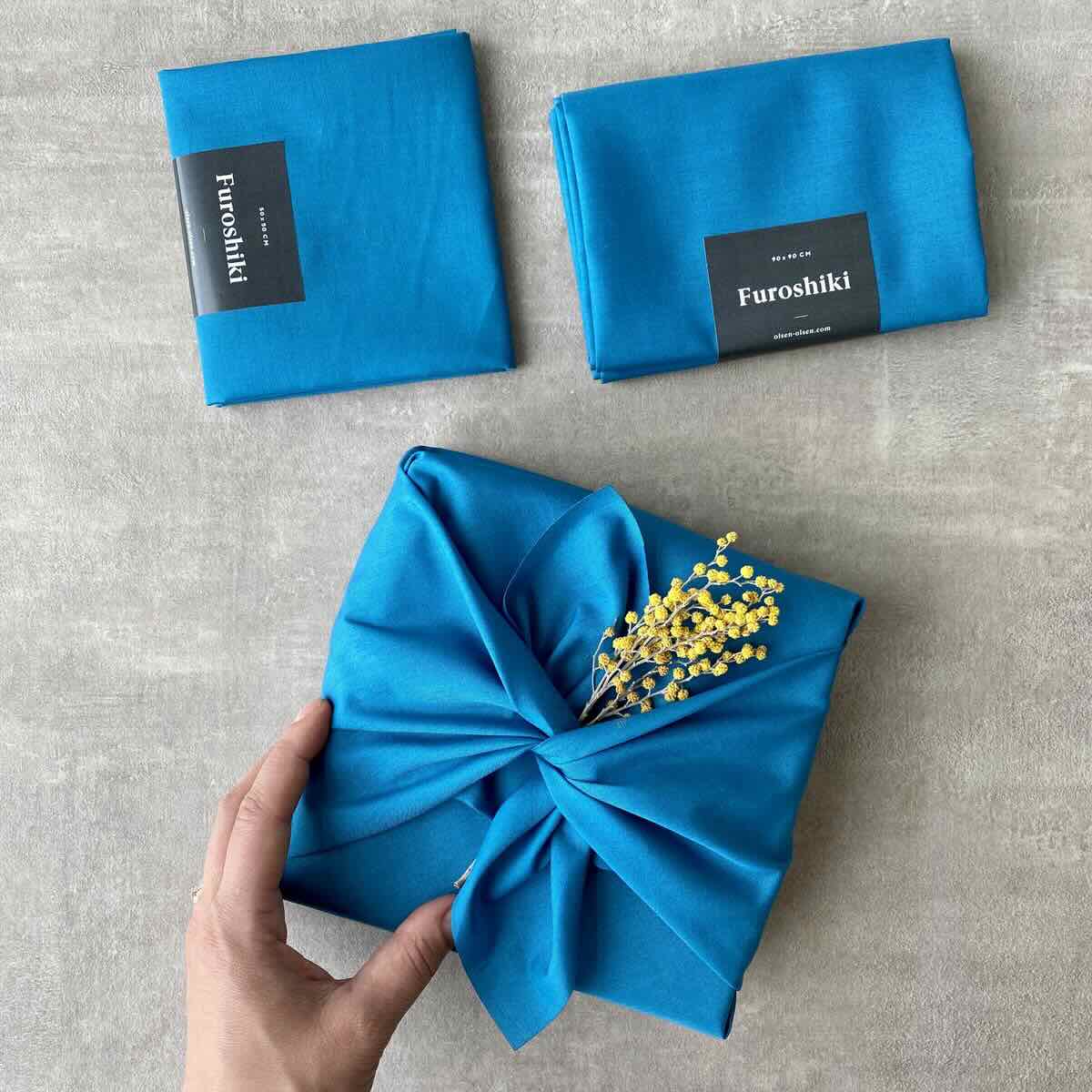 Furoshiki reusable gift wrapping cloths - Small