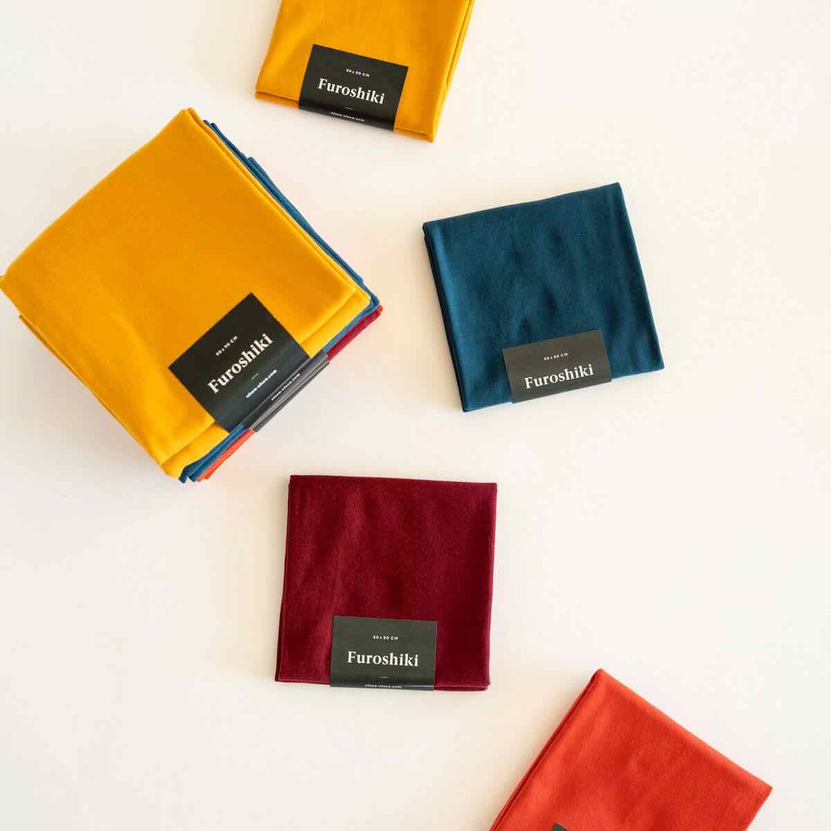 Furoshiki reusable gift wrapping cloths | organic cotton - Small