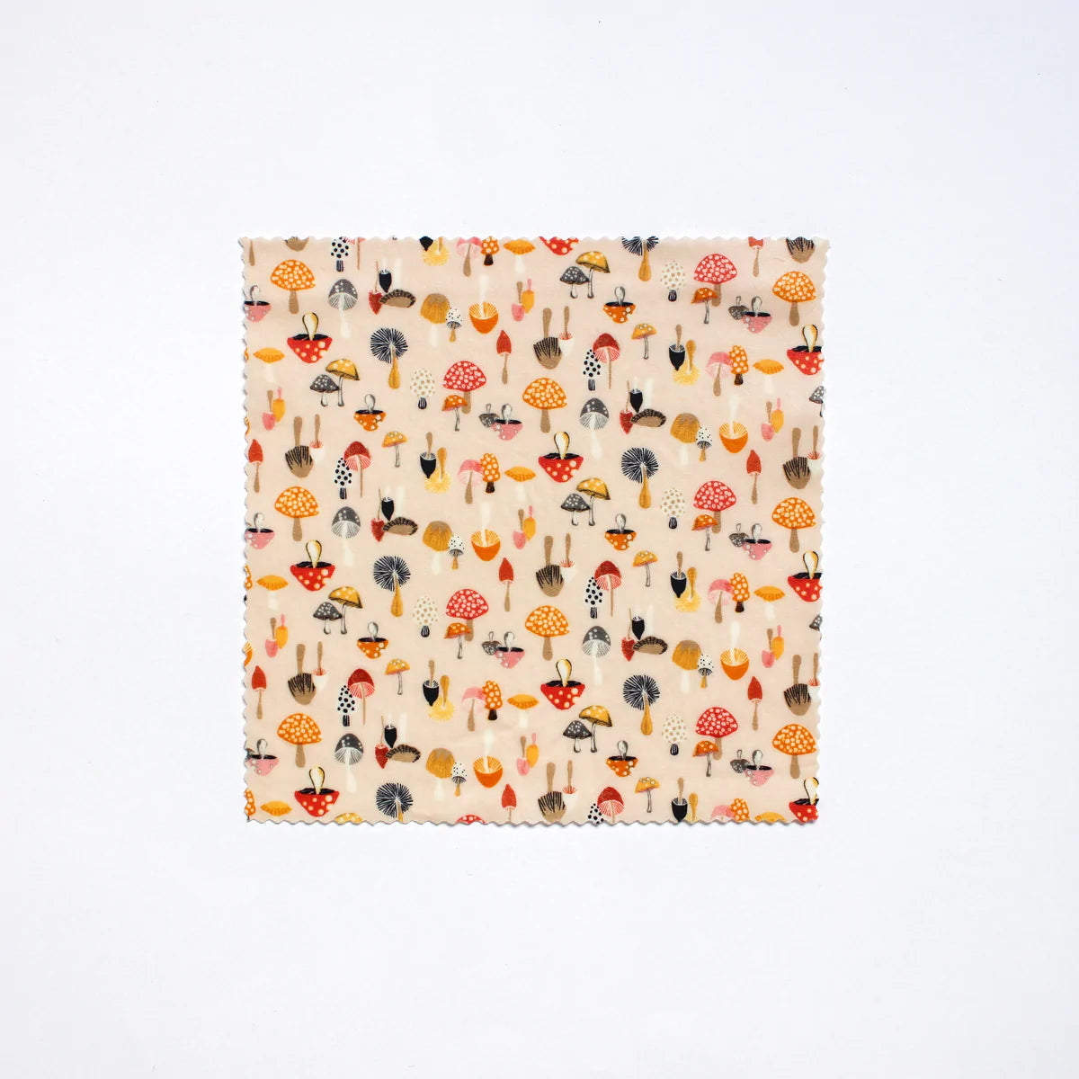 Beeswax Food Wraps: Mushrooms Single Medium