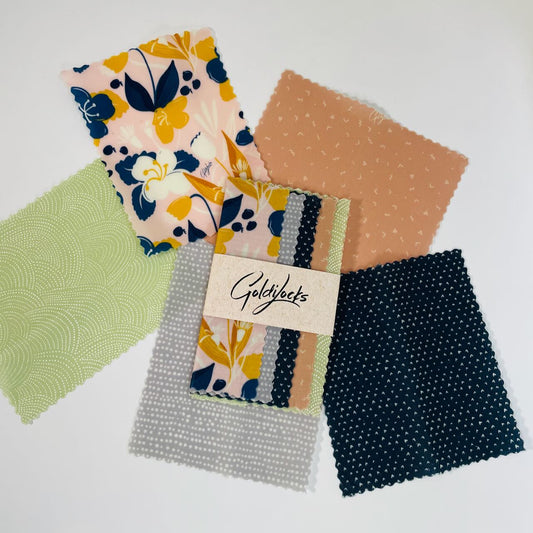 Beeswax Wraps Mini - Itty Bitty Bundle (Set of 5)