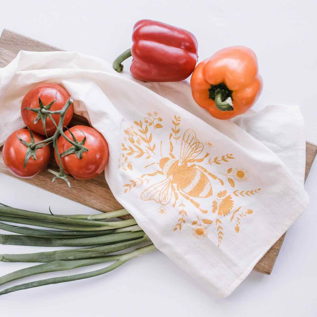 Organic Cotton Kitchen Tea Towel