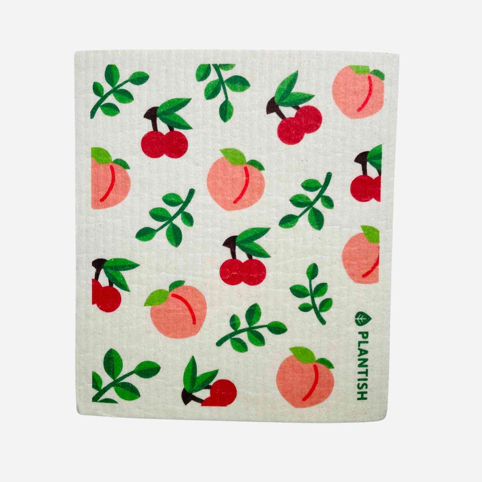 Fruity Cuties - Swedish Sponge Cloth Set, Plantish