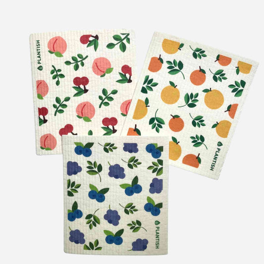 Swedish Dishcloths - Odor free dish cloth - Wild & Free - Plantish – Aiteall