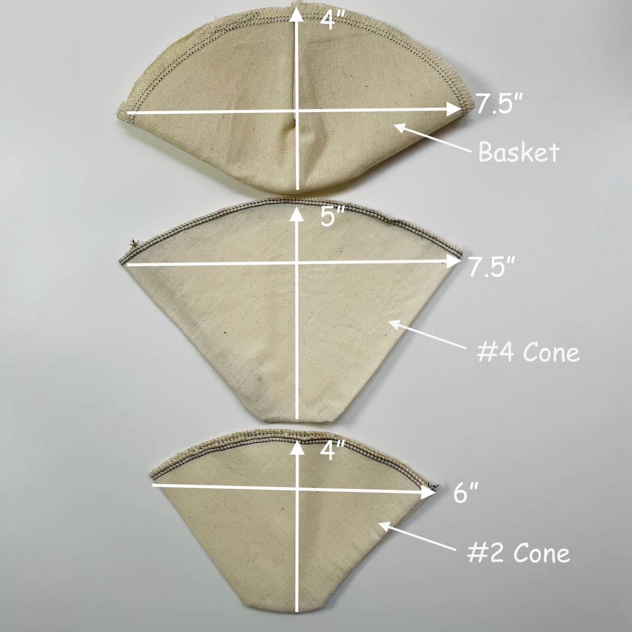 Reusable Cloth Coffee Filter Cone #4 – Aiteall
