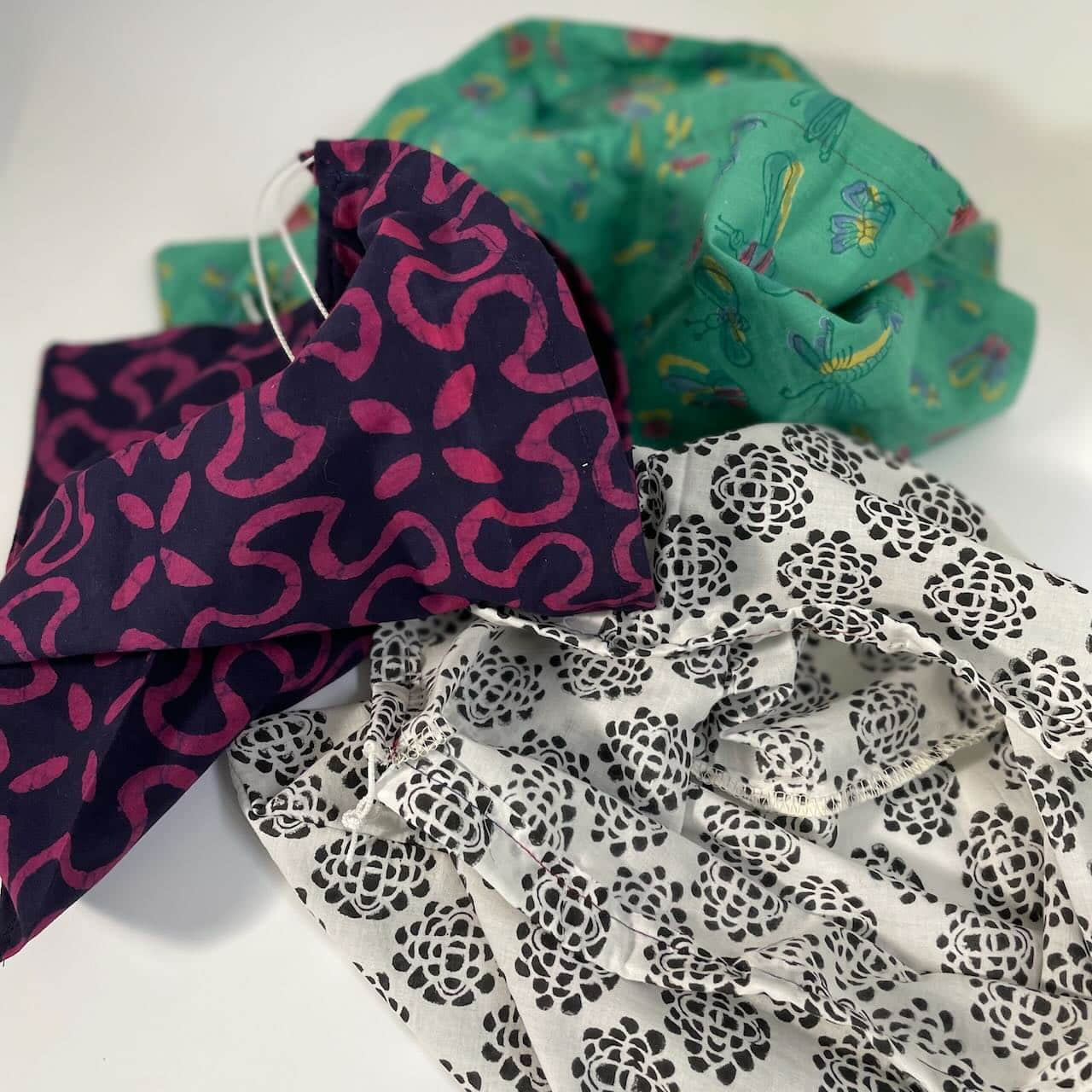 Salvaged Fabric Reusable Produce Bag - Large