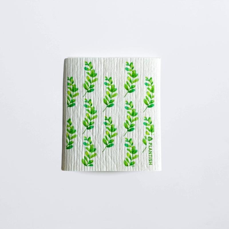 Swedish Dishcloths -  Leafy Greens