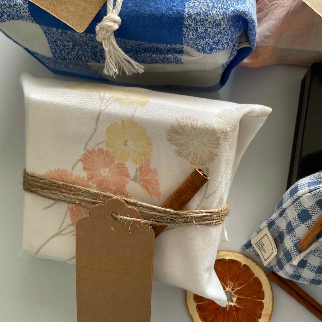Upcycled Fabric Reusable Produce Bag - Wildflower