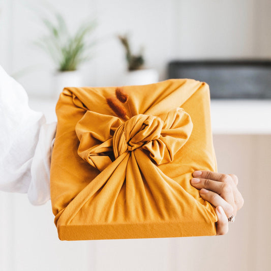 Furoshiki reusable gift wrapping cloths | organic cotton - Large