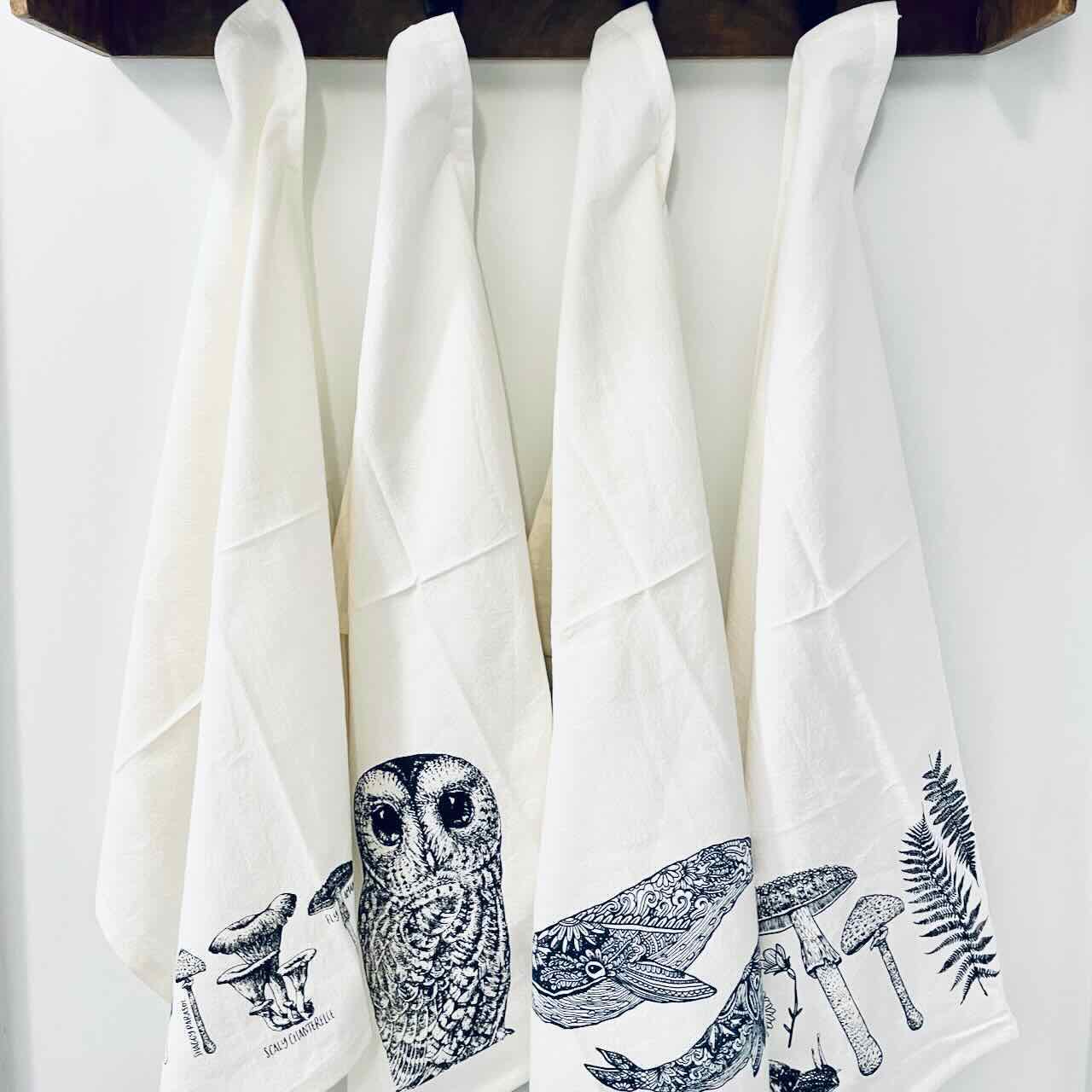 Organic Cotton Kitchen Tea Towel