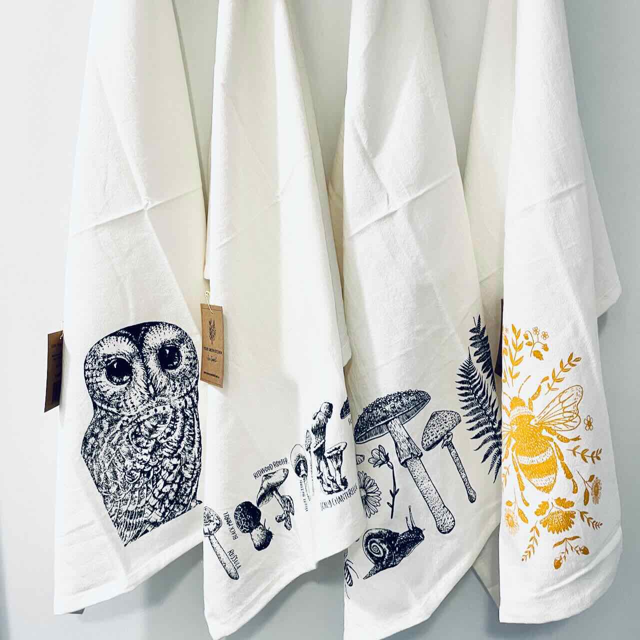 Organic Cotton Kitchen Tea Towel