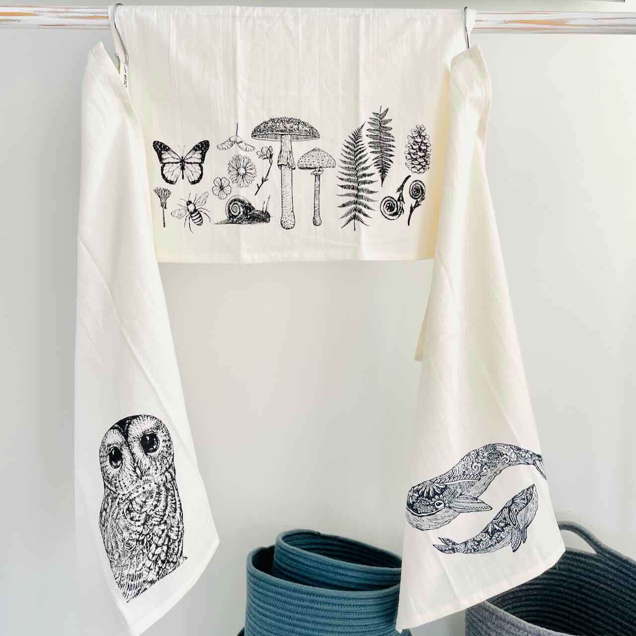 Organic Cotton Kitchen Tea Towel