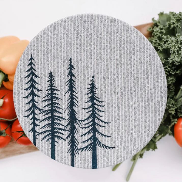 Reusable Fabric Bowl Covers: Medium 8.5"